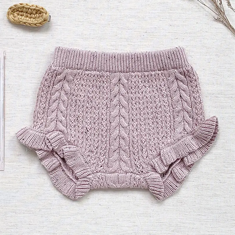 Autumn Winter Kids Baby Boys Girls Knit Short Pants Children's Clothing Casual Baby Boys Girls Shorts Children Short Pants