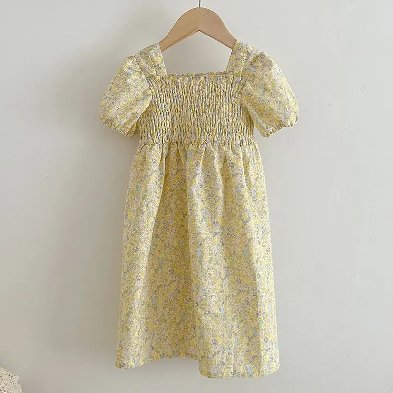 Newborn Toddler Baby Girls Sweet Printing Jumpsuit Summer Baby Girls Short Sleeves Kids Princess Dress Girls Sister Clothes