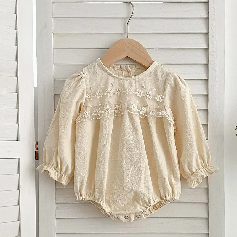 Sister Dress Family Matching Outfit Autumn Baby Girls Clothes Long Sleeve Flower Lace Girl Dress Baby Romper Princess Dresses