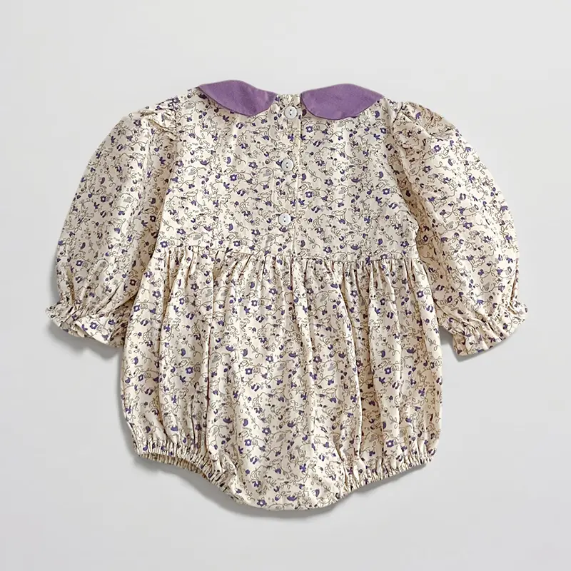 Spring Baby Girl Rompers Long Sleeve Romper Jumpsuits  Baby Girl Clothes One-piece New Fashion Cotton Newborn Baby Girl Clothes