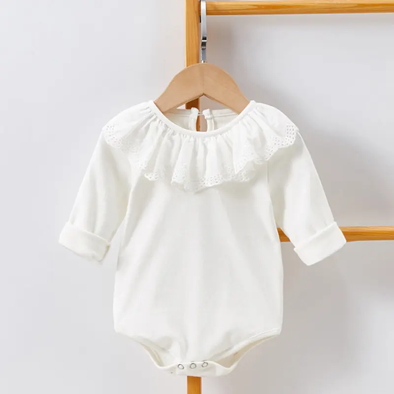 Autumn Baby Girl Romper Long Sleeve Clothes Girls Lace Clothing Newborn Baby Rompers For Girls Jumpsuit Cotton Baby Boys Romper