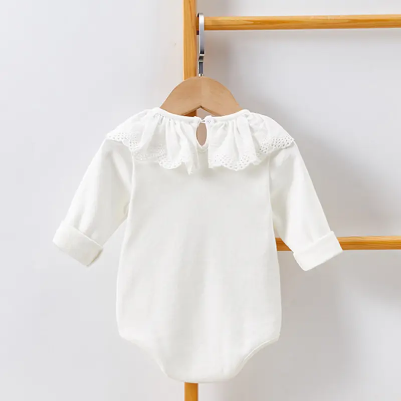 Autumn Baby Girl Romper Long Sleeve Clothes Girls Lace Clothing Newborn Baby Rompers For Girls Jumpsuit Cotton Baby Boys Romper