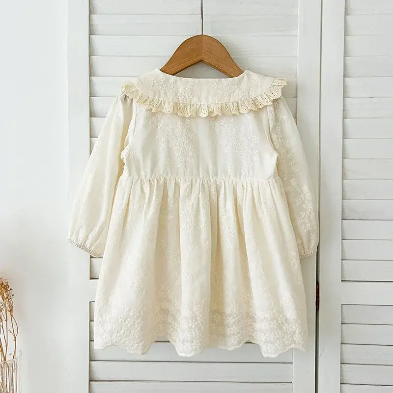 Spring Baby Girl Princess Dress Children Outfits Sweet Lace Clothes Autumn Kids Toddler Girl Dresses Infant Baby Clothes 0-6Yrs