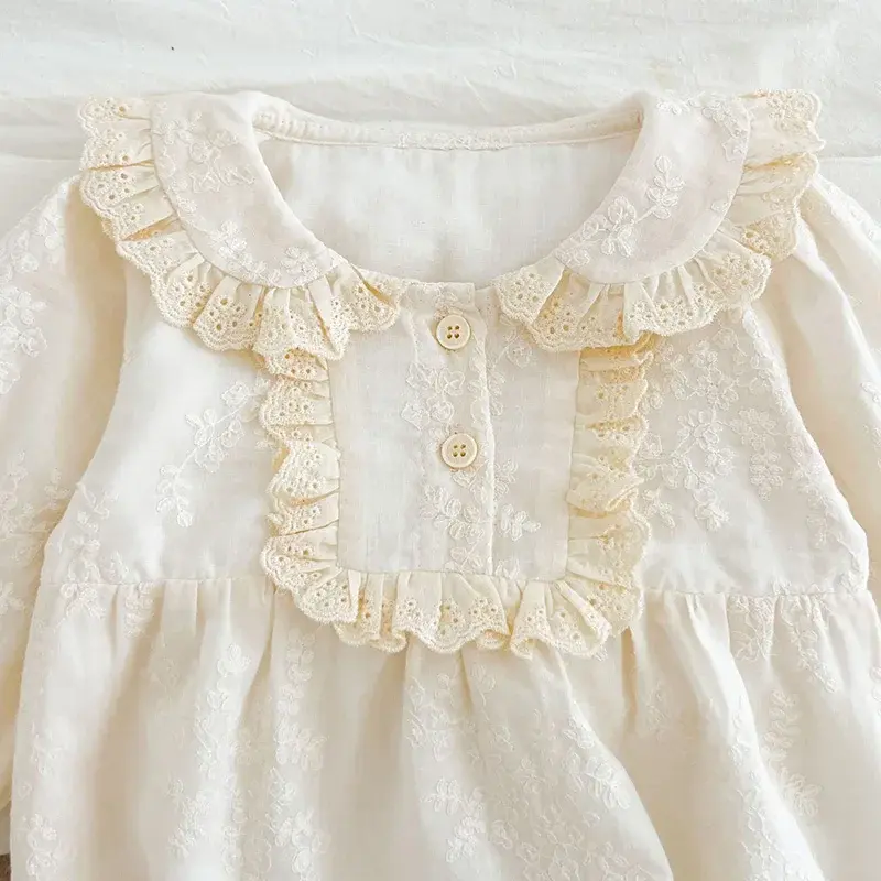 Spring Baby Girl Princess Dress Children Outfits Sweet Lace Clothes Autumn Kids Toddler Girl Dresses Infant Baby Clothes 0-6Yrs