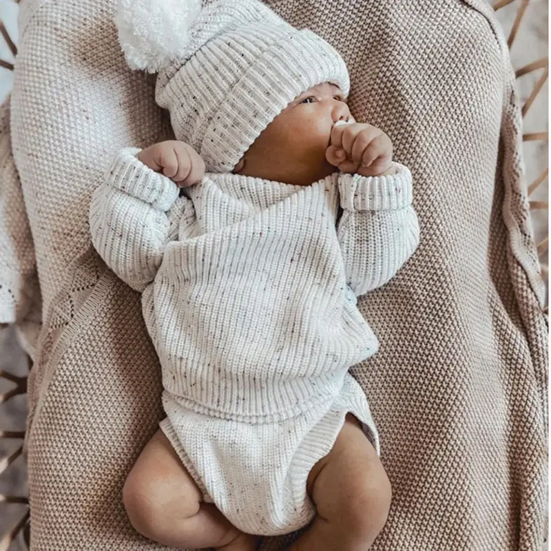 Autumn Kids Sweaters Chunky Knit Girls Sweater Colorfu Cotton Spring Winter Long Sleeve Boys Pullover Warm Knitwear Baby Clothes