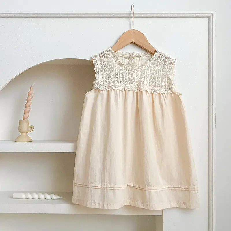 New Summer Sisters Clothes Dress Toddler Baby Bodysuits Kids Party Dress Short Sleeved Cotton Mesh Splicing Girls Princess Dress