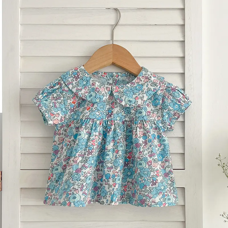 New Baby Clothes Sets Summer Toddler Girl Strap Suits Cotton Printing Baby Girls Tops Tee and Shorts Infant Fashion Newborn Sets