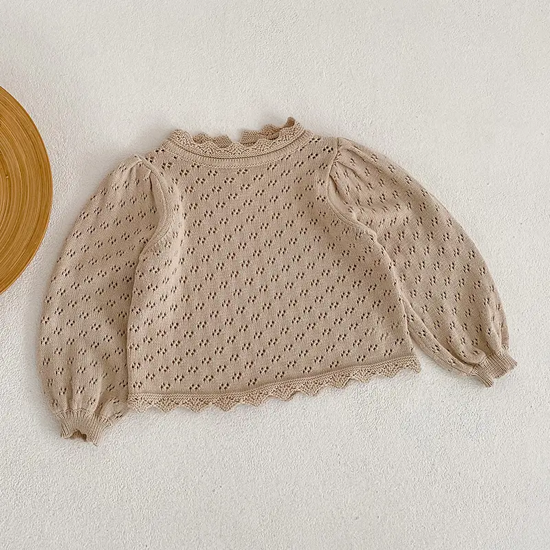 Newborn Baby Girls Long Sleeve Lace Sister Suit Knit Rompers Dress Tops Infant Jumpsuit Kids Baby Girls Rompers Clothes