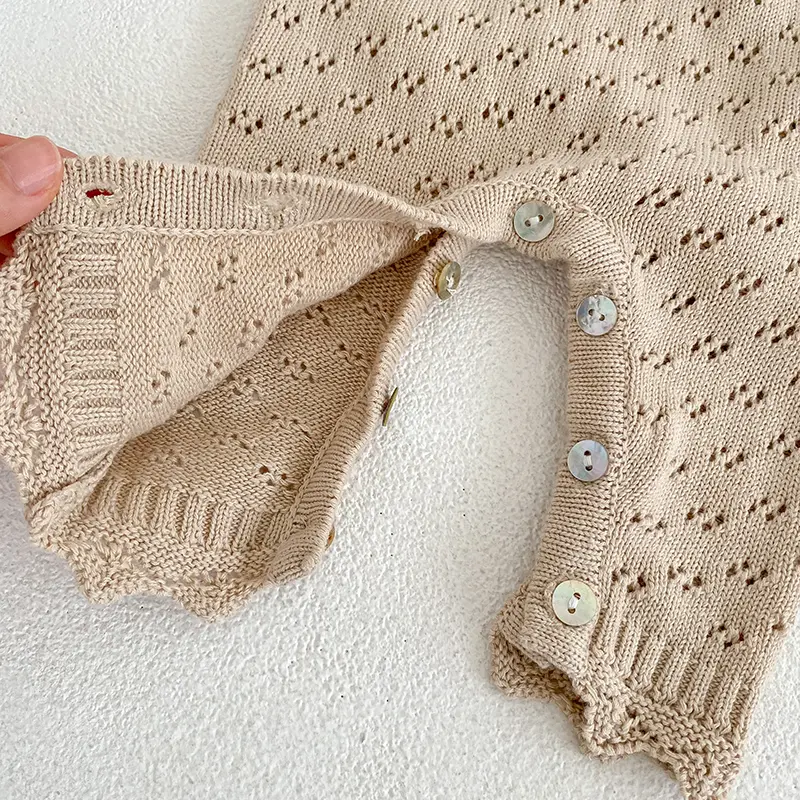Newborn Baby Girls Long Sleeve Lace Sister Suit Knit Rompers Dress Tops Infant Jumpsuit Kids Baby Girls Rompers Clothes