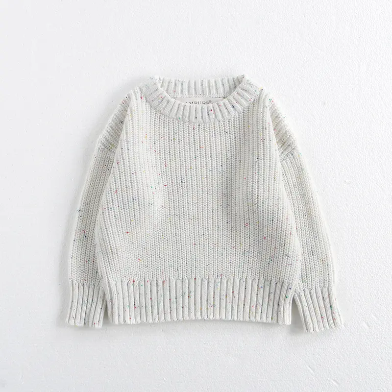 0-6Yrs Baby Boys Sweaters Spring Autumn Children Solid Color Basic Warm Knit Sweater Kids Girls Baby Pullover Sweaters Clothes