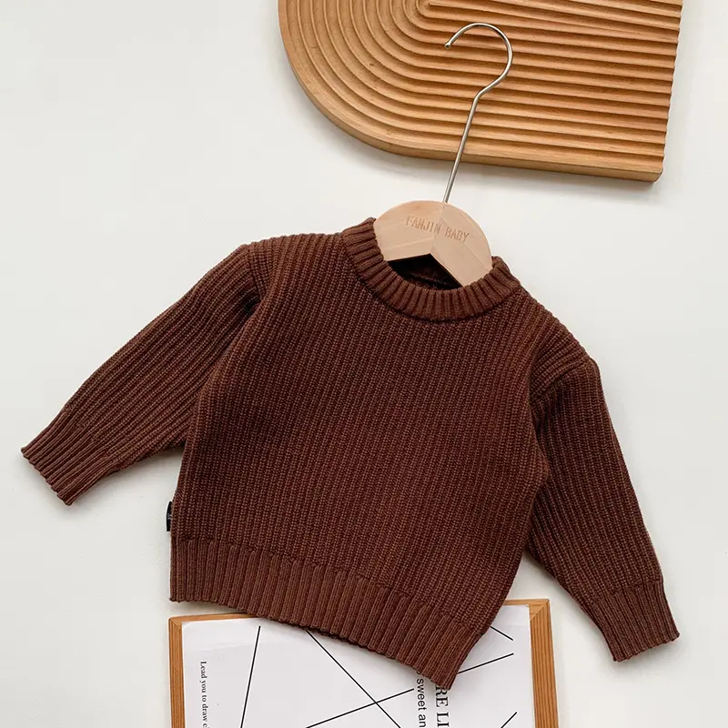 Kids Sweatert Autumn Baby Boys Girls Knit Sweater Clothes Toddler Infant Newborn Knitwear Soft Long Sleeve Baby Pullover Tops