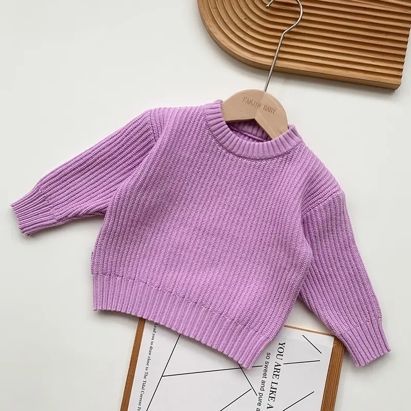 Kids Sweatert Autumn Baby Boys Girls Knit Sweater Clothes Toddler Infant Newborn Knitwear Soft Long Sleeve Baby Pullover Tops