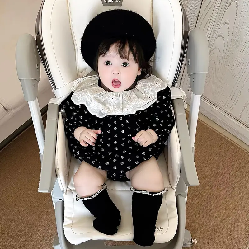 0-24M Newborn Infant Baby Girls Romper Baby Girl Bodysuits Long Sleeve Cotton Baby Clothes Flowers Cute Fashion Baby Clothing