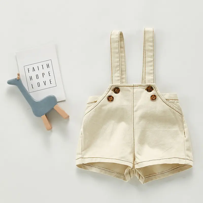 Autumn Toddler Baby Boys Cowboy Romper  Baby Boys Girls Solid Color Denim Romper Sleeveless Baby Denim Jumpsuit Pocket Bodysuit
