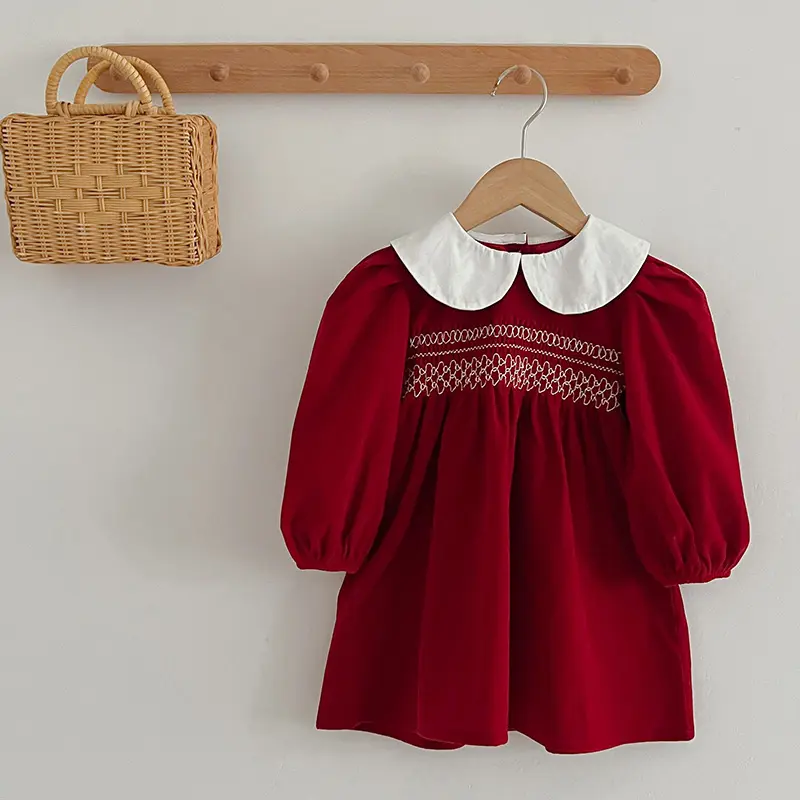 Toddler Christmas Dress 1-6Yrs New Year's Girl Dress Girls Kids Child Red Dresses Baby Girl Xmas Party Princess Costumes Clothes