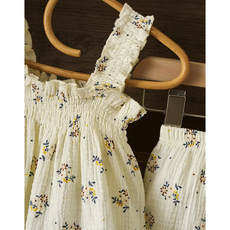 Toddler Strap Girl Suits Baby Clothes Sets Summer Cotton Printing Baby Tops Tee and Shorts Cotton Infant Tracksuit Newborn Sets