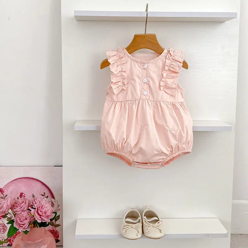 Sister Dress Newborn Baby Girl Birthday Romper Outfits Princess Party Dresses Embroidered Bow Vestidos Summer Toddler Clothes