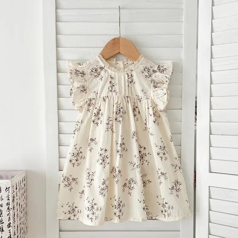0-7Yrs Toddler Sister Dress Newborn Baby Girl Lace Romper Ruffle Sleeveless Jumpsuit Infant Onepiece Spring Summer Baby Clothes
