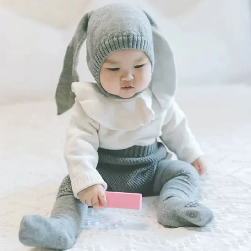 2025 Newborns Knitted Romper Baby Boys Girls Bodysuits Knitted Newborn Spring Autumn Onesie Jumpsuits Toddler Infant Clothes