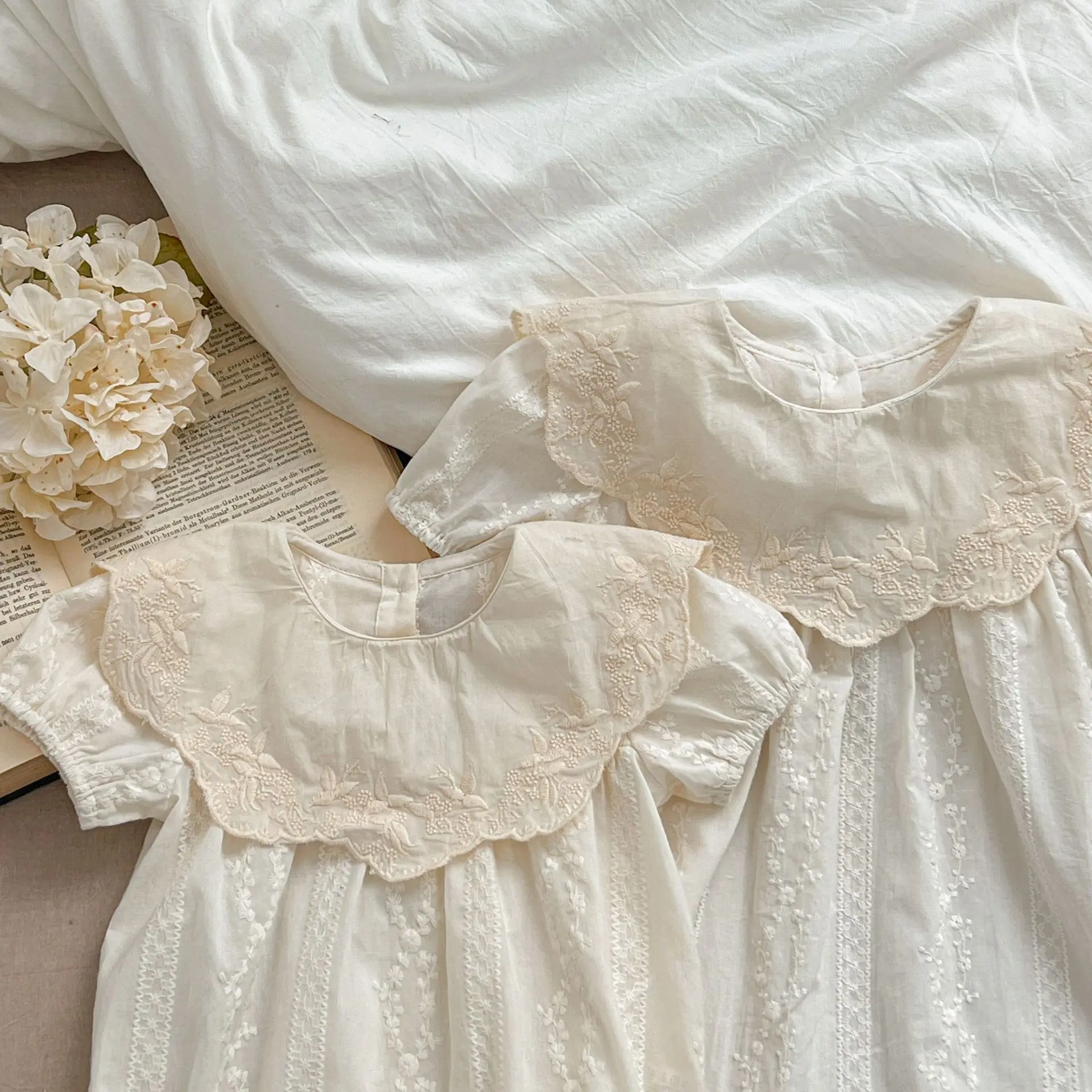 0-6Y Baby Princess Girl Dress Birthday Party Embroidery Clothes Kids Toddler Girl Dresses Infant Baby Clothes Children Outfits