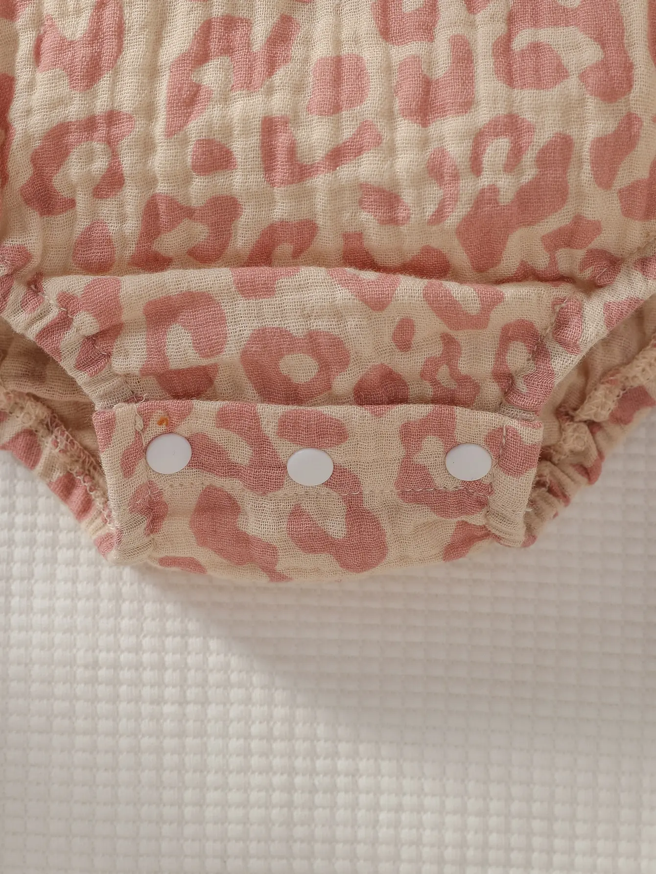 Summer Newborn Pure Cotton Sleeveless Triangular Climbing Dress For Girls Pink Bow Leopard Print Hatcoat Headband 2-Piece Set
