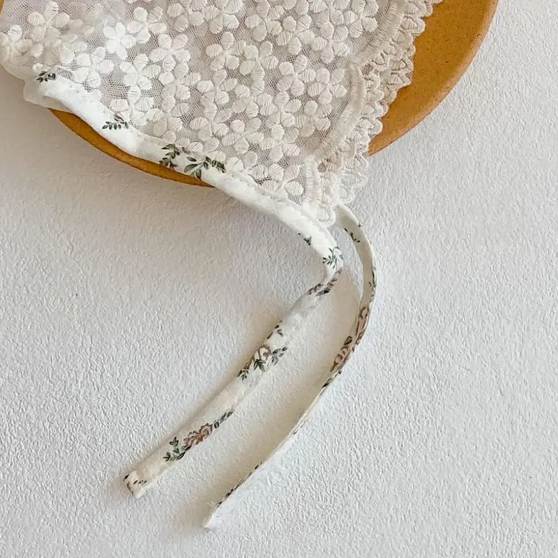 New autumn baby hat, girls aged 0-2, printed jacquard versatile small hat