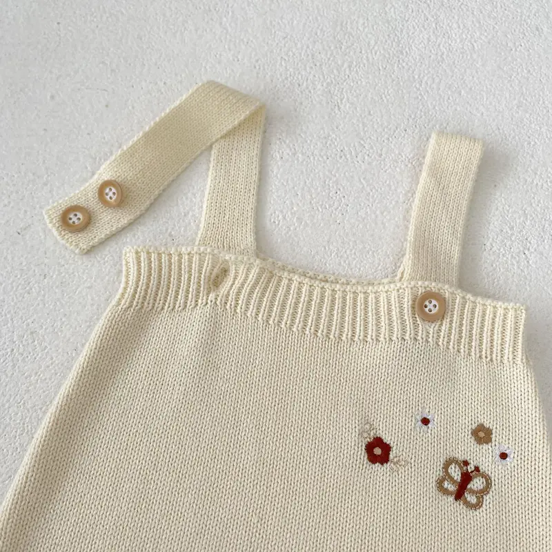 Autumn New Baby Clothing, 0-3 Year Old Girl, Embroidered Cotton Knitted Sweatshirt, Sweatshirt, Climbing Top