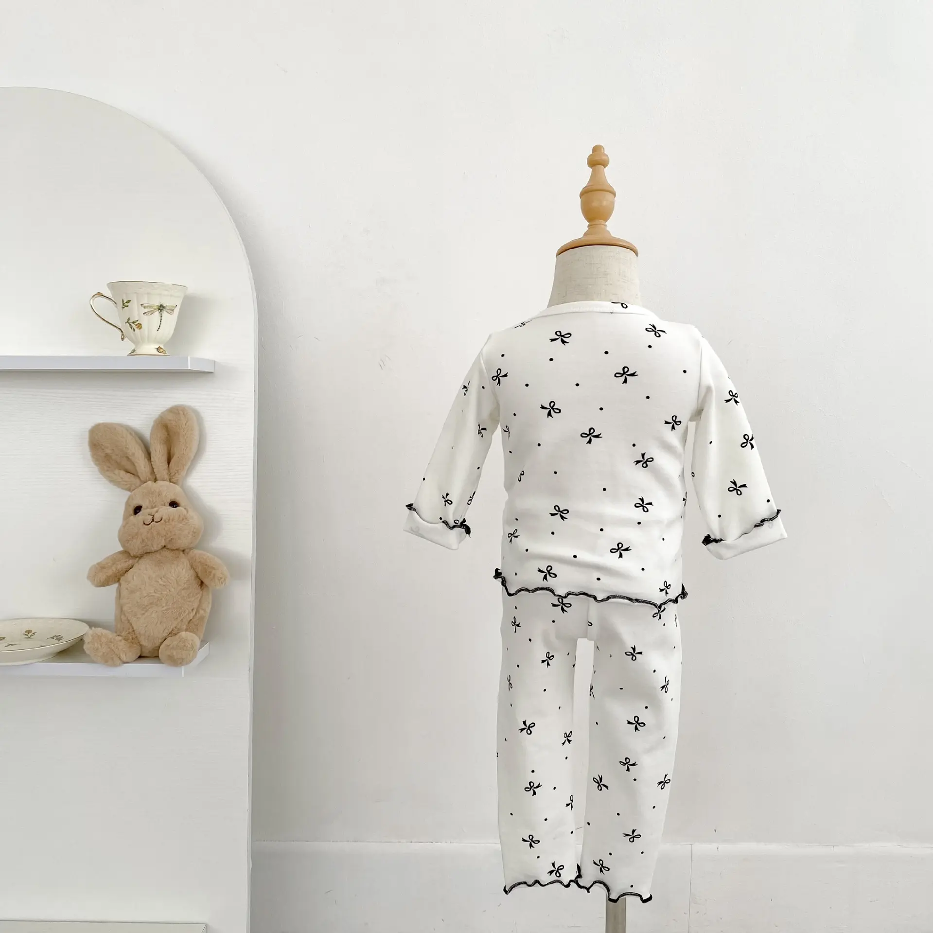 Autumn new 0-3 year old baby clothing, cute baby girl set, soft autumn clothing set, pajamas