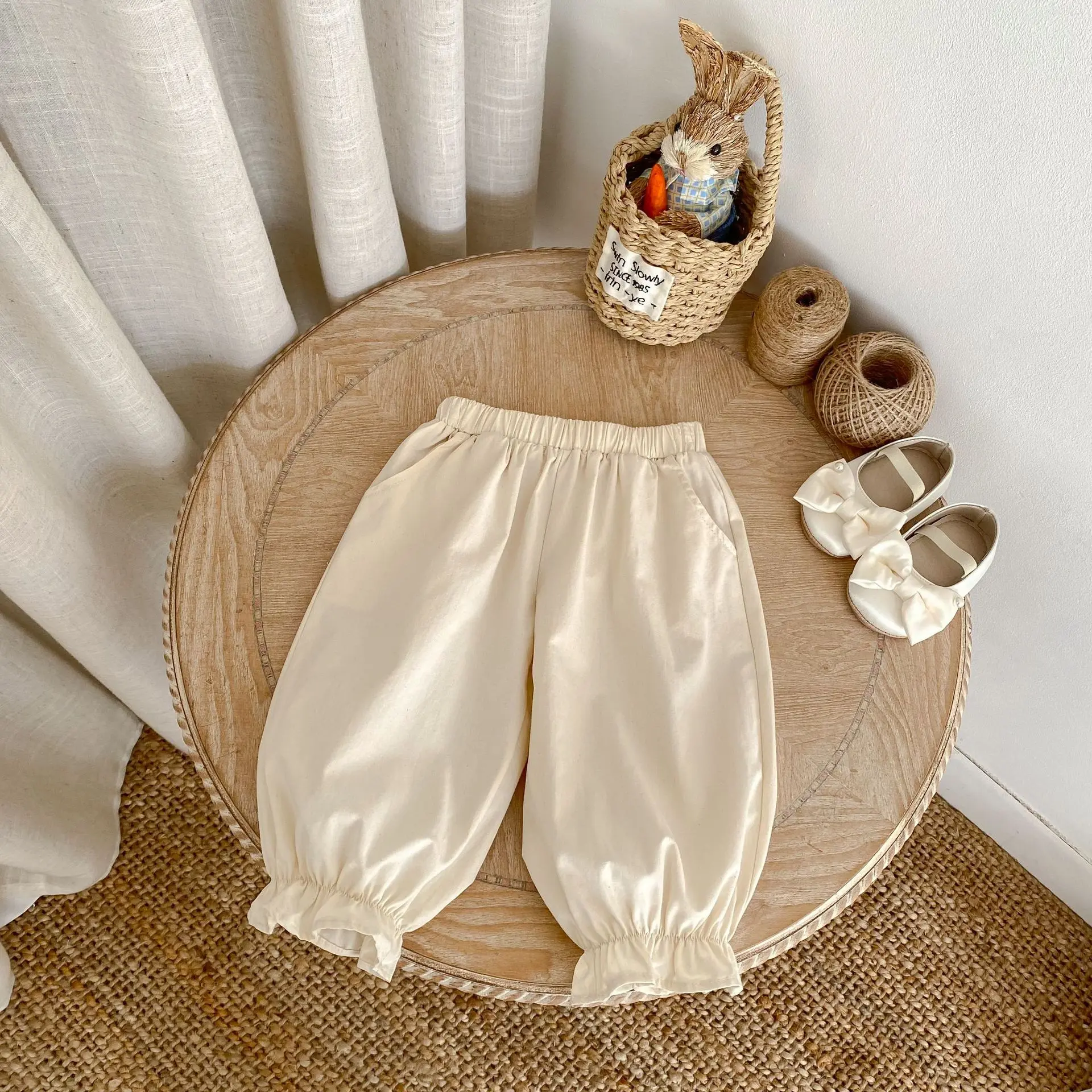 New autumn baby clothing for 0-3 years old, fashionable girl set, red long sleeved top+apricot pants