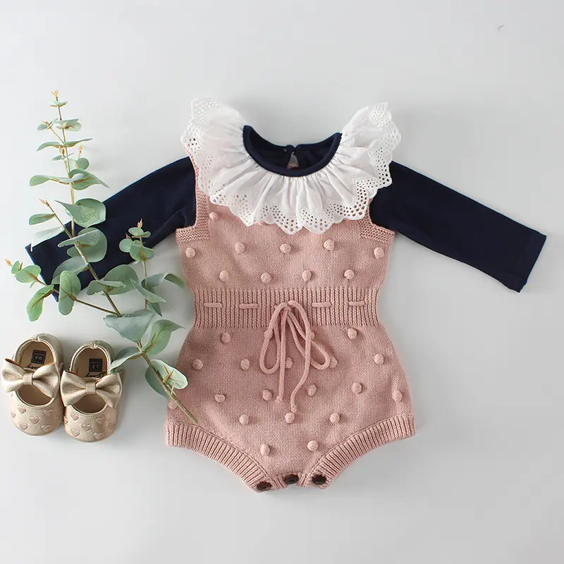 New autumn baby clothing for 0-3 years old, fashionable girl jumpsuit, very beautiful and easy to wear clothes