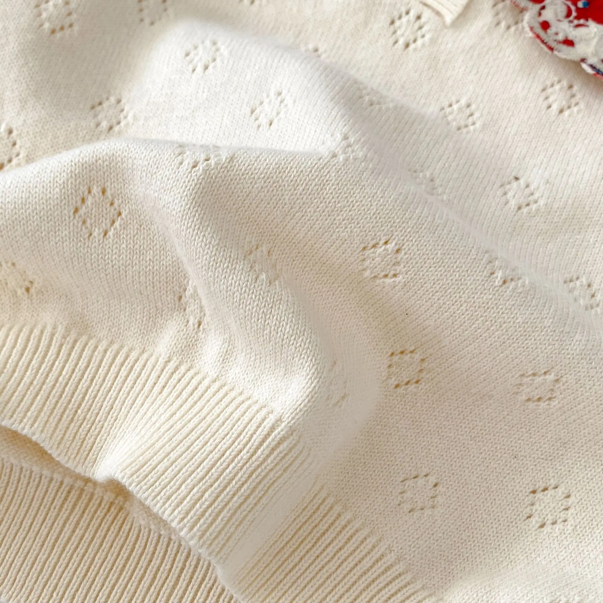 Instagram Spring and Autumn Fashion Versatile Sweater Knitted Baby Girl Sweet Big Lace Collar Knitted Pullover Top Bottom Sweate