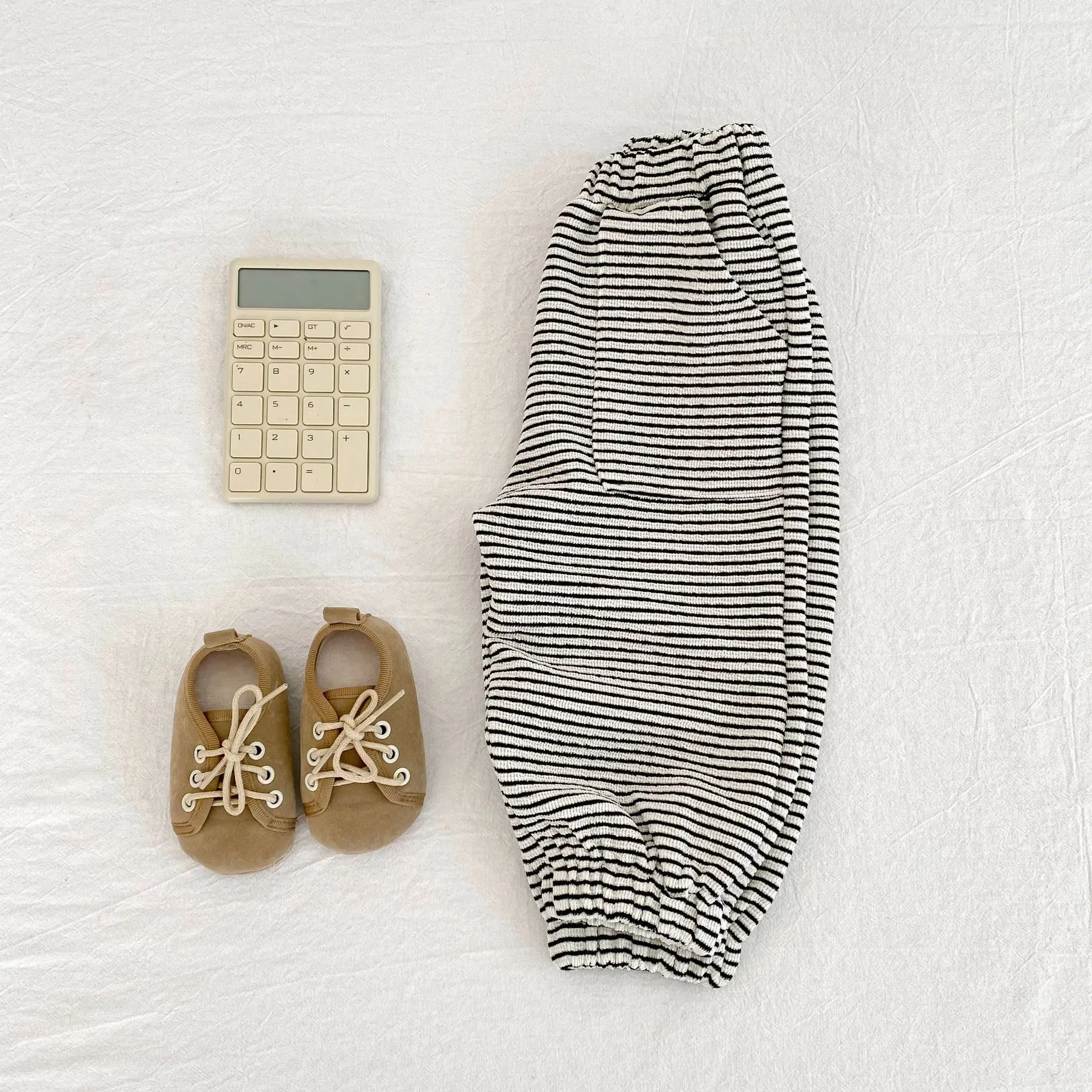 Spring and Autumn New Baby Clothing for 0-3 Years, Boys and Girls Baby Striped Pants, Comfortable Casual Sports Pants