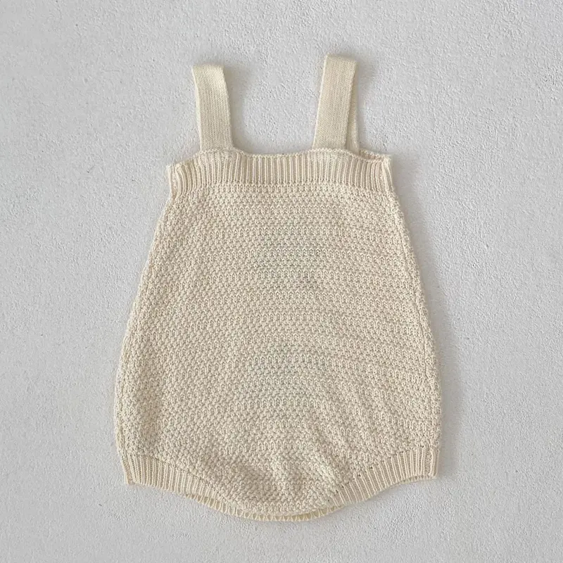 New autumn baby clothing, 0-3 year old female baby, colorful snowflake embroidered knitted jumpsuit, crawling suit