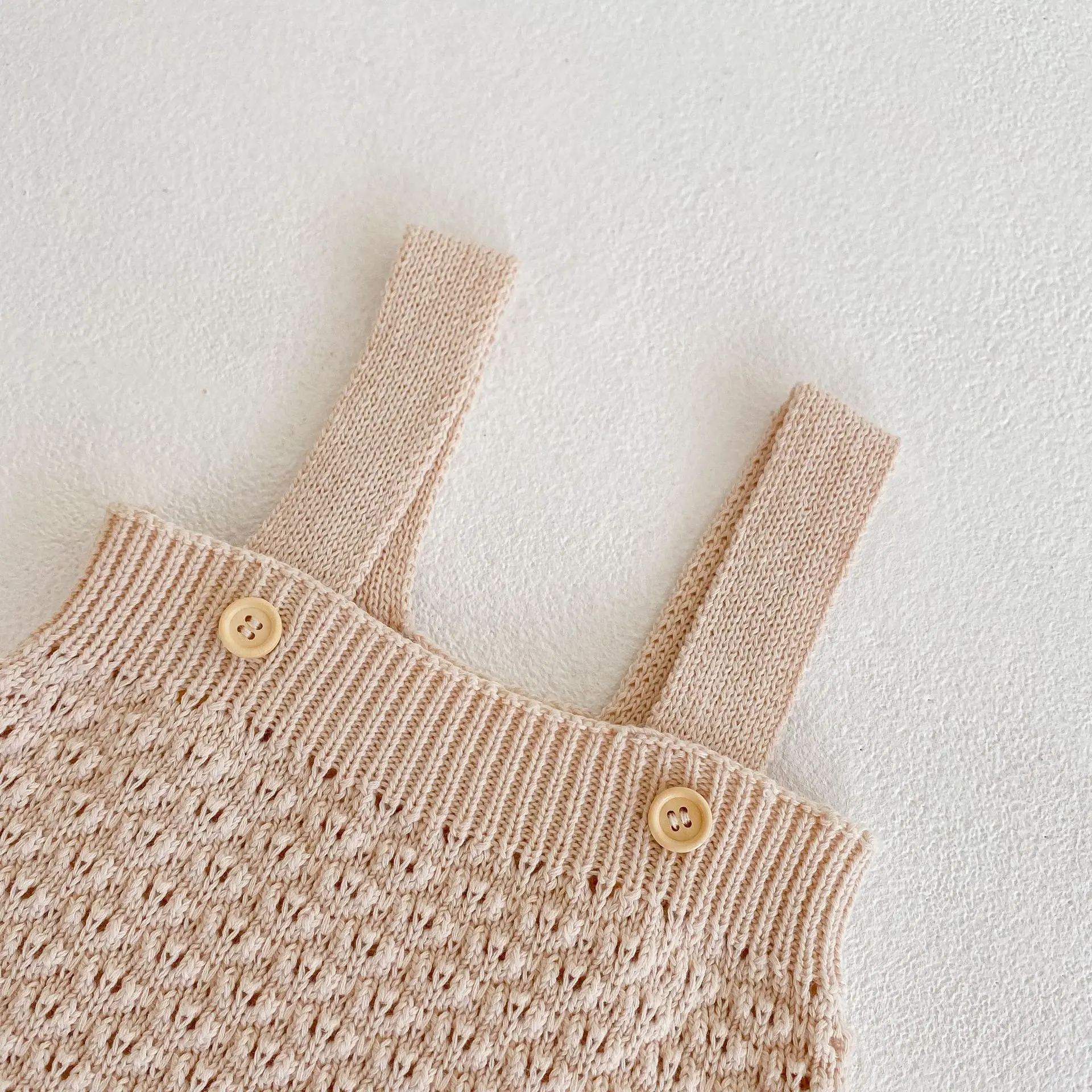 Instagram Spring and Autumn Clothing 0-3 Year Old Girl Fashion Versatile Knitted Sweater Triangle Sweater Baby Solid Color Sweat