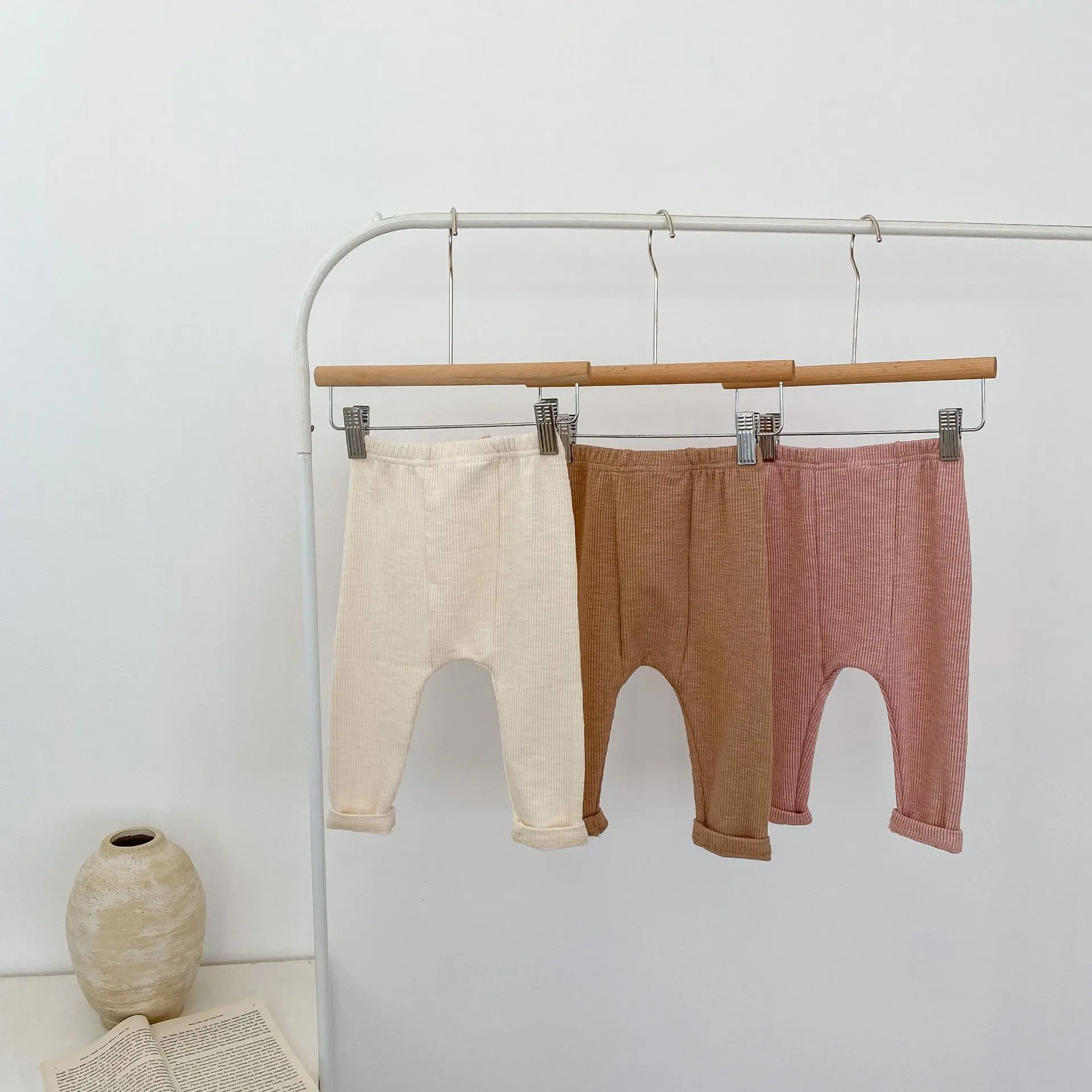 Autumn new 0-3 year old baby clothing, baby boys and girls big PP fashion trend versatile bottom pants
