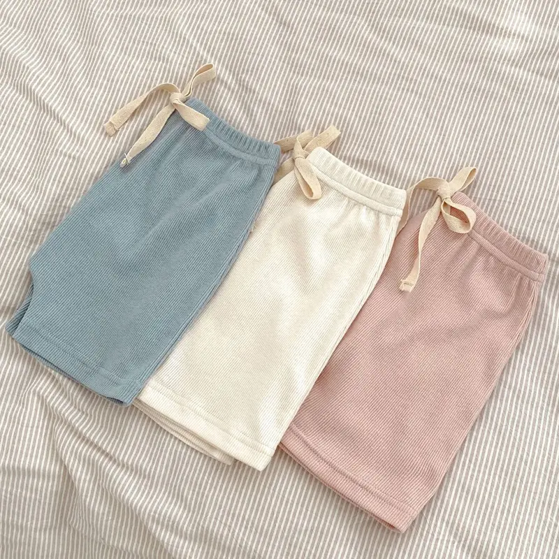 Summer New Baby Underpants, 0-3 Year Old Girl Shorts Big PP Pants Solid Color Versatile Cotton Pants