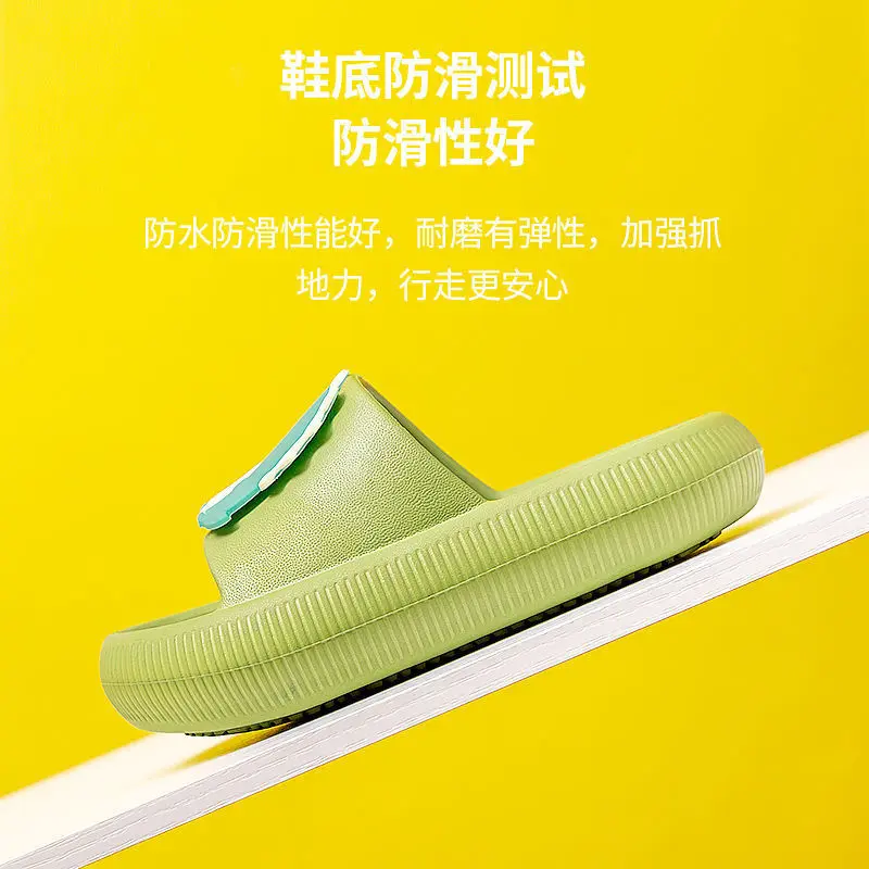 Kids Cartoon Slippers Children Summer Bath Slippers Soft PVC Sole Easy Wear for Boys Girls 2-8 Years Home Outing Comfort
