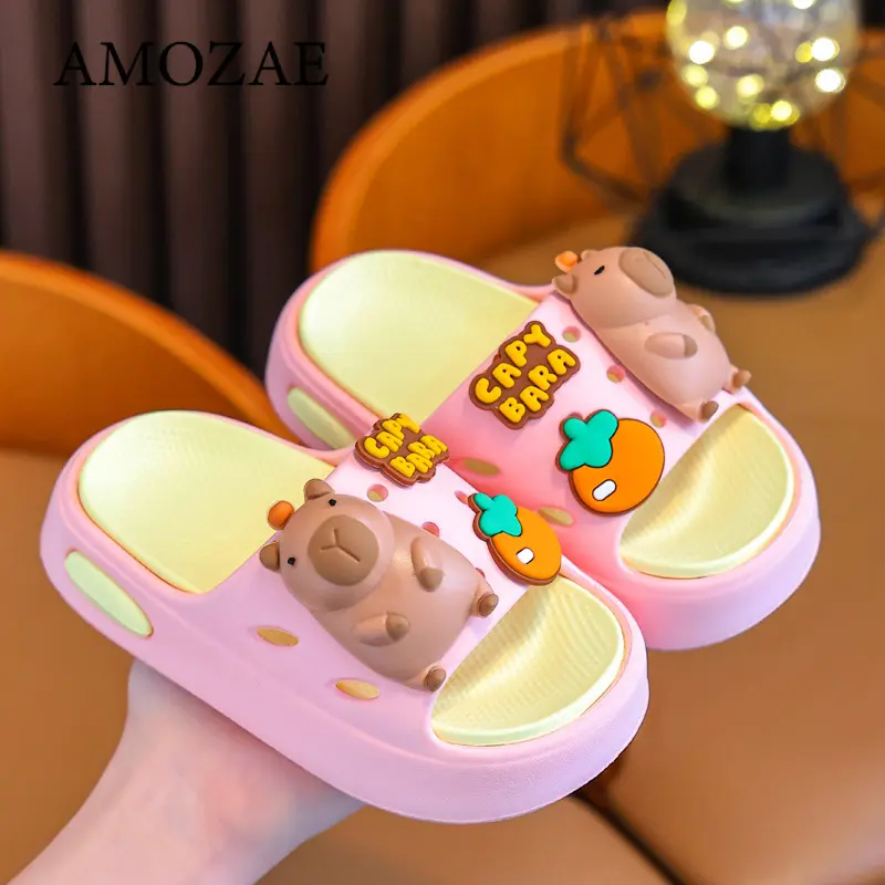 Children Cute Slipper  Anti-Slip Soft Bottom Indoor Slippers for Boys And Girls Summer 2025 New Arrival Comfortable Indoor Shoes