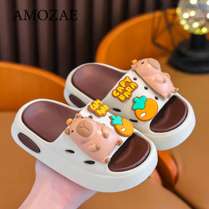 Children Cute Slipper  Anti-Slip Soft Bottom Indoor Slippers for Boys And Girls Summer 2025 New Arrival Comfortable Indoor Shoes
