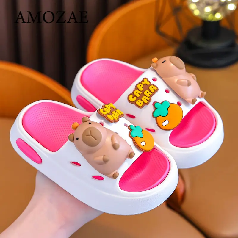 Children Cute Slipper  Anti-Slip Soft Bottom Indoor Slippers for Boys And Girls Summer 2025 New Arrival Comfortable Indoor Shoes