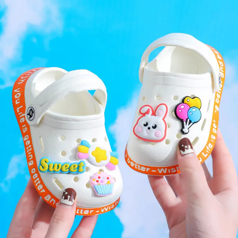 Summer Baby Kids Cartoon Sandals Soft Soles Non Slip Garden Clogs for Girls Boys Indoor Outdoor Playful Design New Products