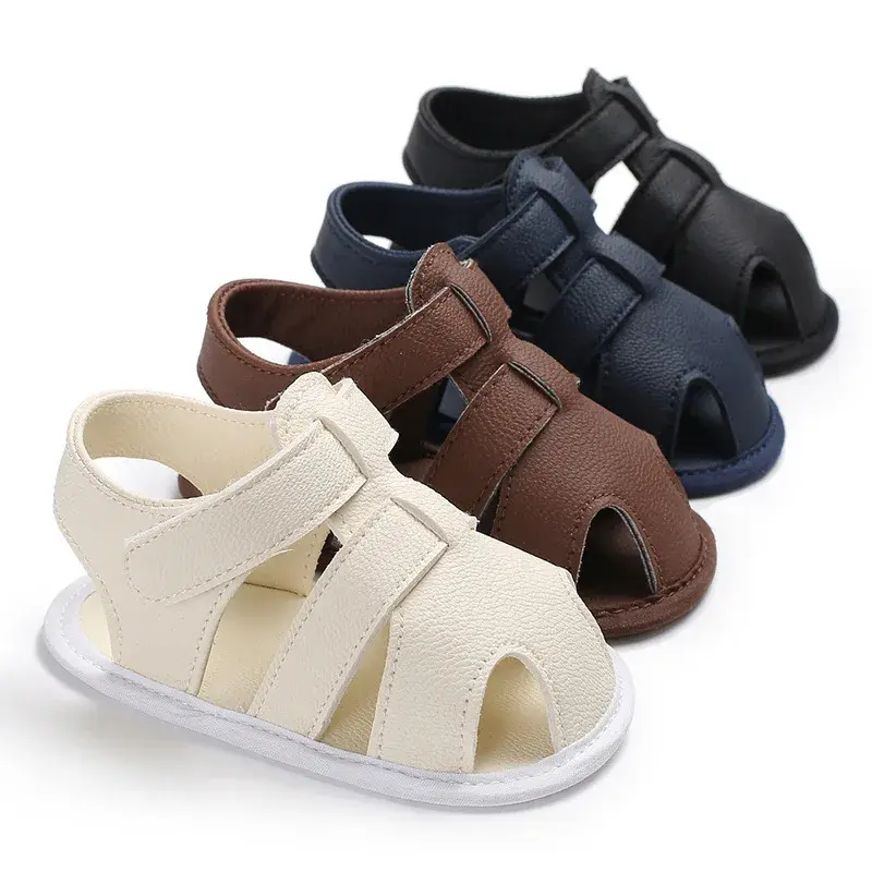 Toddler Shoes Unisex Baby Shoes Summer Baby Boys Breathable Anti-Slip Sandals Newborn Soft Walking Shoes