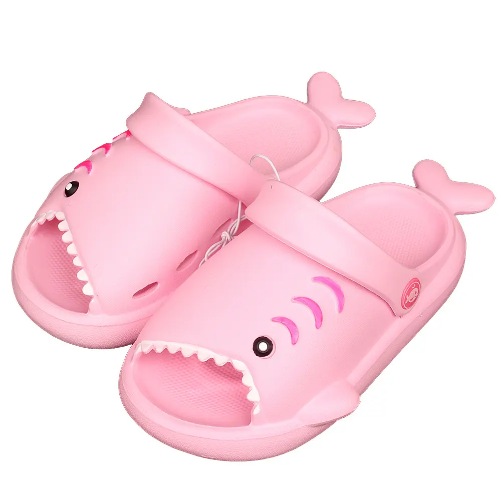 Kids Shark Slippers Waterproof Anti-Slip Soft Sole Beach Sandals for Toddler Boys Girls Outdoor Summer Garden Shoes