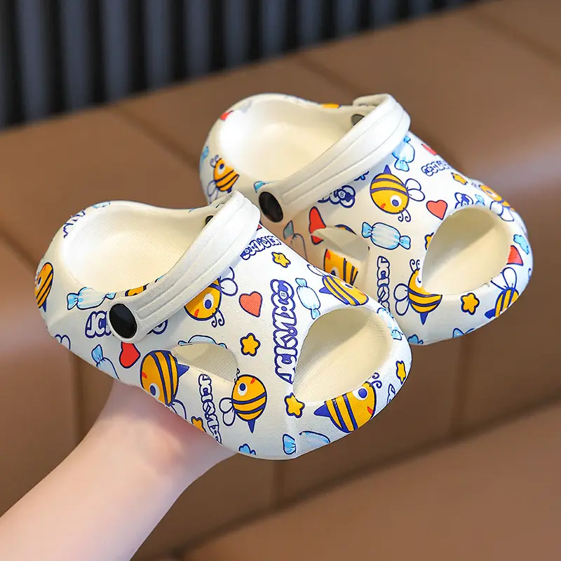 Children Cartoon Slippers for Boys Girls 1-6 Years Non-Slip Soft Summer Toddler Flip Flops Indoor Beach Swimming Sandals