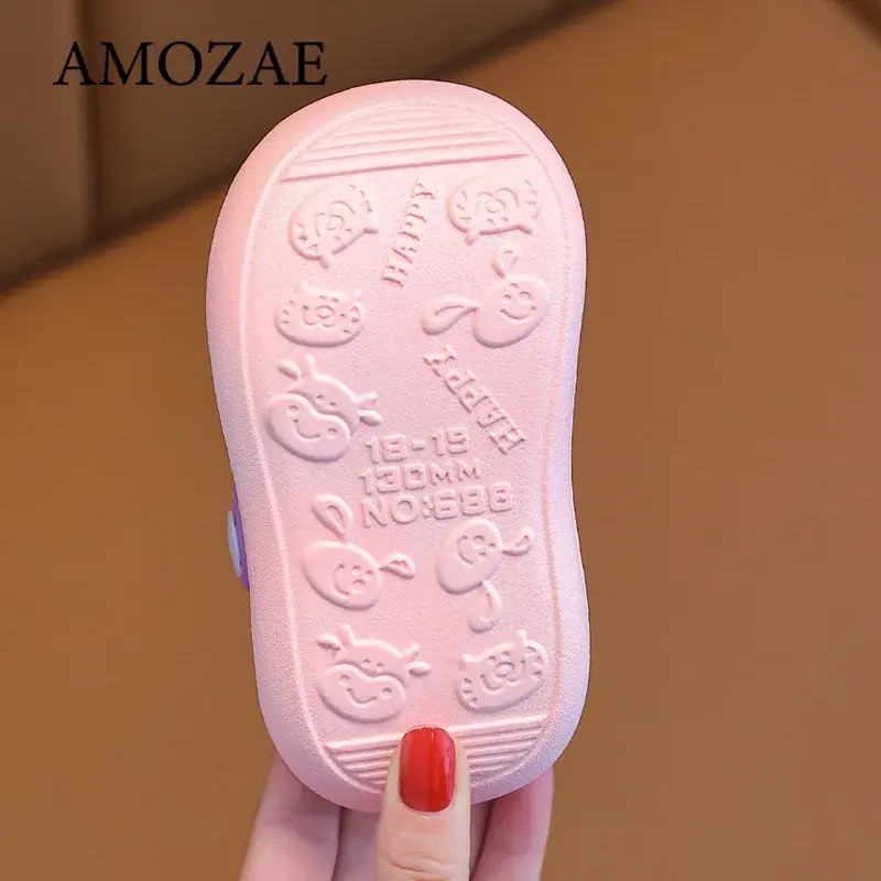 Fashion Children's Slippers Cute Cartoon Girls Boys Non-Slip Casual Shoes Soft Soles Baby Shoes Home Outdoor Baby Sandals Summer