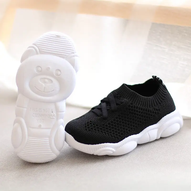 Children Summer Mesh Slip-On Shoes Lightweight Casual Running Shoes Stylish Boys Girls Sock Shoes Outdoor Walking Playing