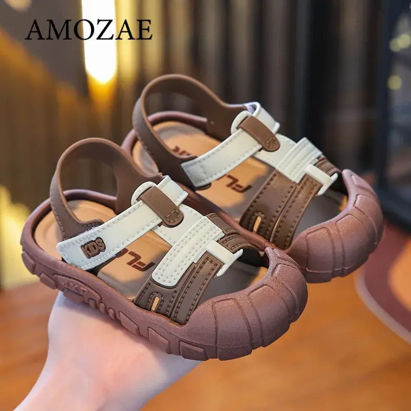 2025 Summer Baby Boys Girls Sandals Children Beach Sandals Cartoon Infant Toddler Shoes Comfortable Soft Sole Kids Student Shoes