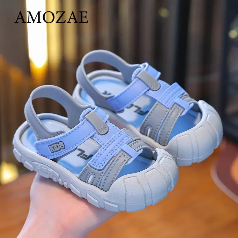 2025 Summer Baby Boys Girls Sandals Children Beach Sandals Cartoon Infant Toddler Shoes Comfortable Soft Sole Kids Student Shoes