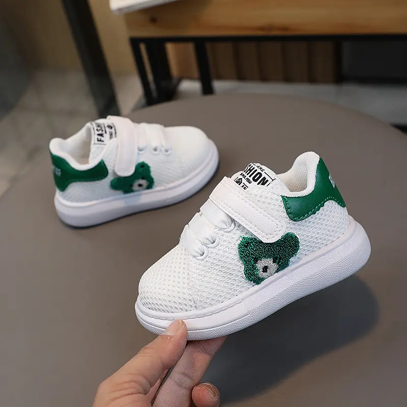 Baby Kids Sneakers Anti Slip Soft Soled Casual Shoes for Boys Girls Toddlers Four Seasons Fashion Sports Infant Walking Flats