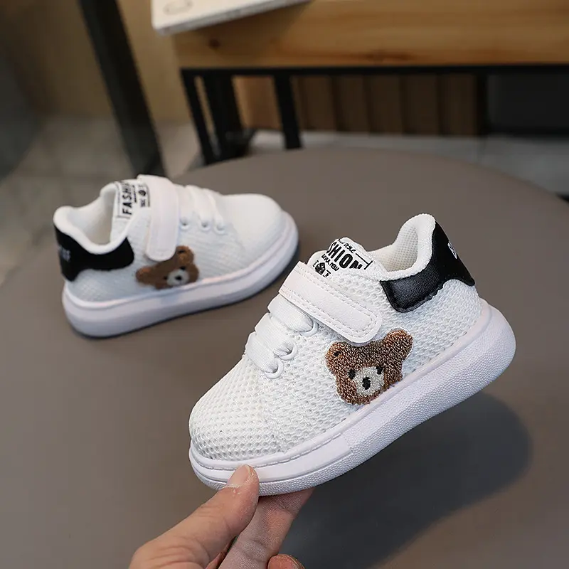 Baby Kids Sneakers Anti Slip Soft Soled Casual Shoes for Boys Girls Toddlers Four Seasons Fashion Sports Infant Walking Flats
